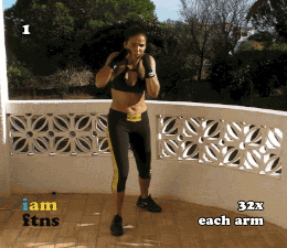 crazysexyfierce:  iamftns:  Burn #6 Hi,  Here’s another Burn workout! In this workout you will find Muay Thai  and Boxing inspired sequences and conditioning exercises that will tone and shape your body.  Have fun! And don’t hesitate to message