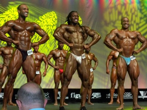 blackprotein: ALL THAT DICK-not many BodyBuilders show off the COCK (what’s his deal)