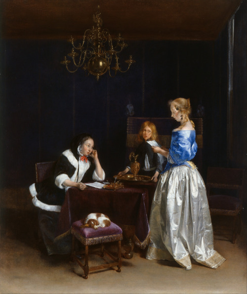 “The Letter” by Gerard ter Borch, 1660-65