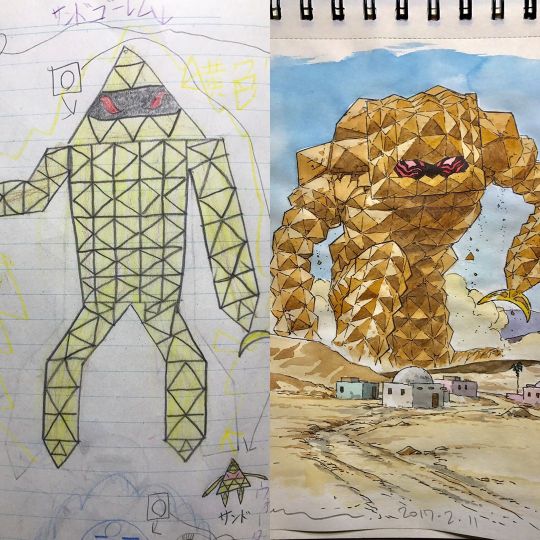 catchymemes:   Father uses sons’ drawings as inspiration for anime transformations  By: Thomas Romain (twitter | instagram | youtube | patreon) 