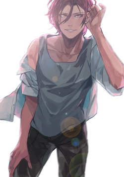 eclaratis:  forever emotional over rin matsuoka 