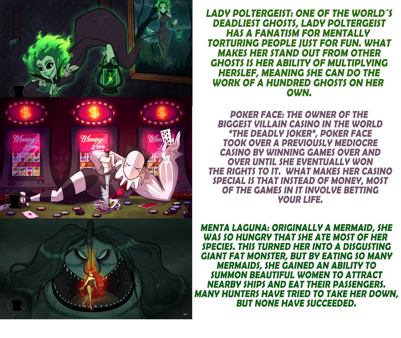 As always, everytime there´s new background villains, I give them some backstory