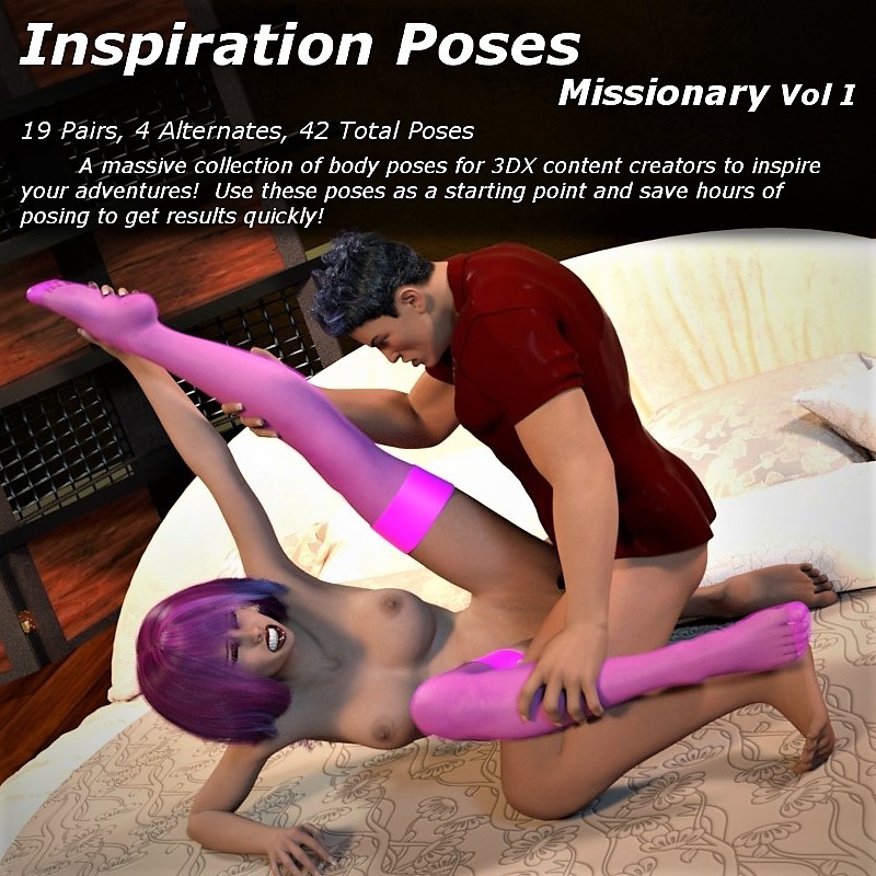 Inspiration  Poses - Missionary Vol I is the 5th in a series of easily organized