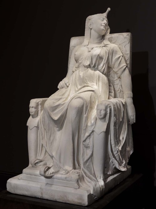 smithsonianlibraries: Pictured above is Edmonia Lewis (bottom), along with her sculptures The Death 