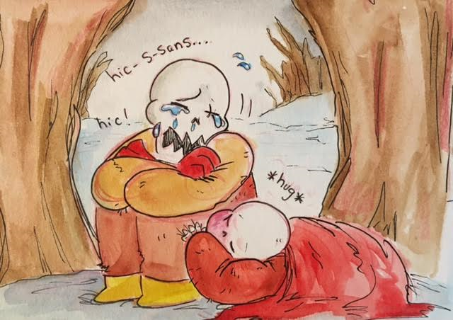 stuffedart:  A little baby takes care of a slightly larger baby. Here’s your Friday