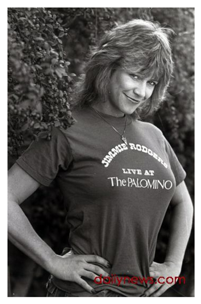 Circa 1983. Marilyn is wearing a t-shirt from The Palomino where scenes from Up &lsquo;n&rsquo;