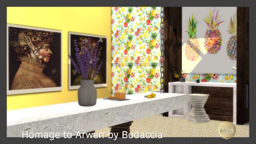 bodaccia48: Homage to Arwen by Bodaccia What you’ll get: 4 Cabinets (Long, Short, Shelving) 2 Counte