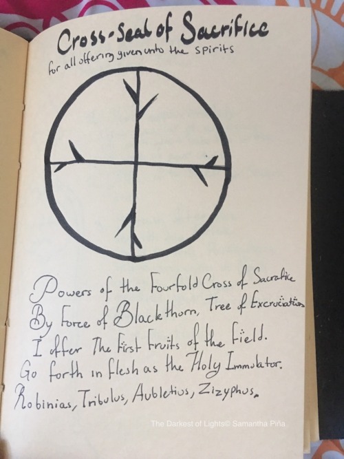 the-darkest-of-lights: A few new pages from my book of shadows. :)  By Samantha Piña