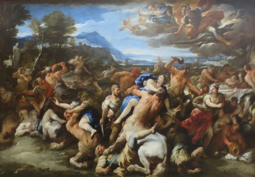 Battle of Lapiths and Centaurs, Luca Giordano, ca. 1688