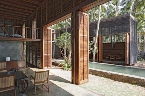 prefabnsmallhomes: Palmyra House, Nandgaon, Maharashtra, India by Studio Mumbai. Photography by Arno