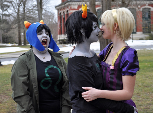 kiratsukai: So Nepeta is basically tumblr…Kanaya + Rose + NepetaPhotos: kiratsukai