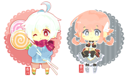 Cheebs!Left to right, top to down - gift for my kouhai, my...