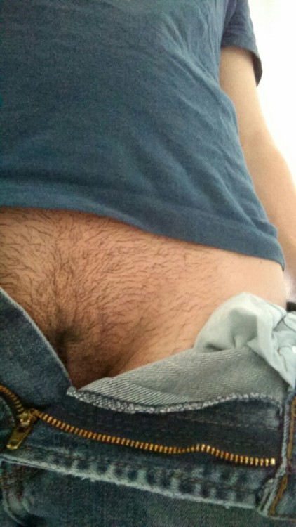 hisunholyskies:  Forgot my clean underwear at home. Not that I’m complaining.
