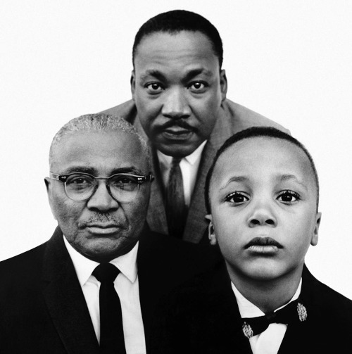 voxsart - Kings.Martin Luther King, Jr., with his father and...