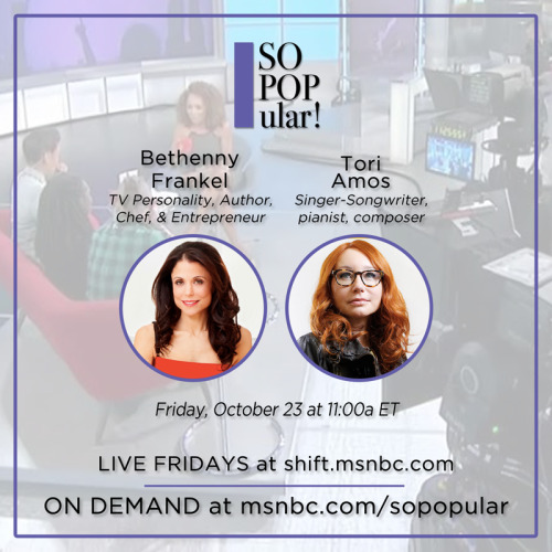 Mark your calendars for Friday’s all new So Popular! with guests @bethennytv and @toriamos!