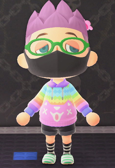 luxwing: I saw this cool cat hoodie pattern @monsterrpixels made and wanted to do a rainbow variant.
