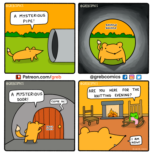 grebcomics:mysterious tunnel