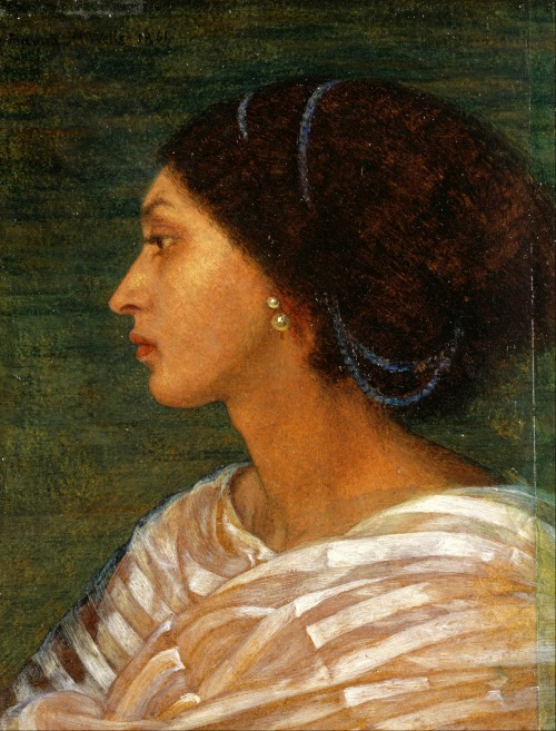 Head of a Mulatto (Head of Mrs. Eaton) by Joanna Mary Boyce, 1861