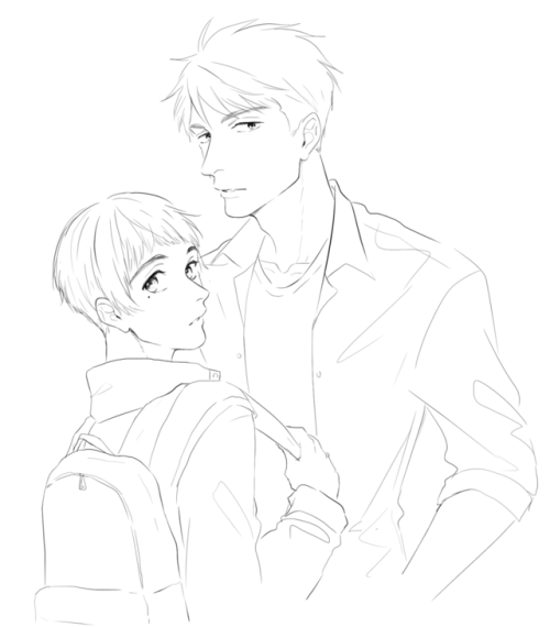 yofriesenburg: Some Soutori practice I read a fic that I thought was supposed to be a Soutori fic bu