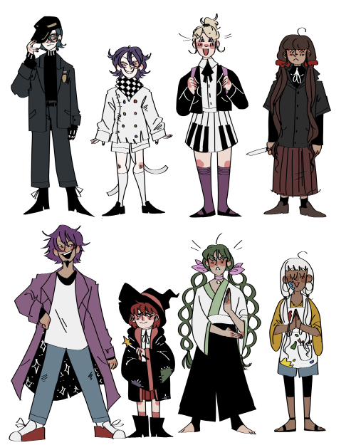 deadmaidclub: its them…. the dangan ronpers…