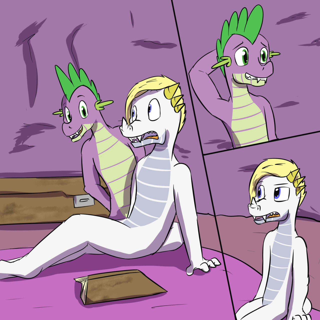  &ldquo;Hey there!  Is that book any good?&rdquo; Spike asked after walking
