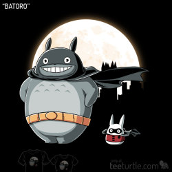 teeturtlenews:  The hero the forest deserves! “Batoro” is on sale now this week only.