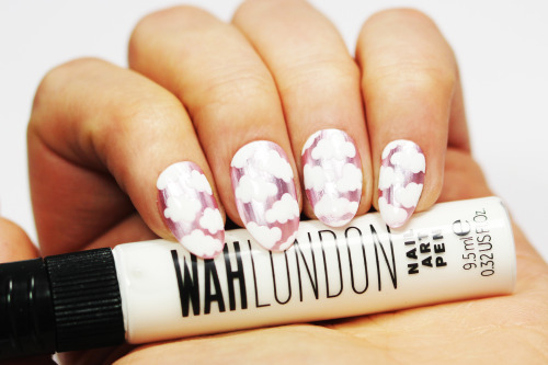 Current mood: Cloudy with a chance of rain using #wahEDITORATLARGE + #wahWHITENAILARTPEN http://po.s