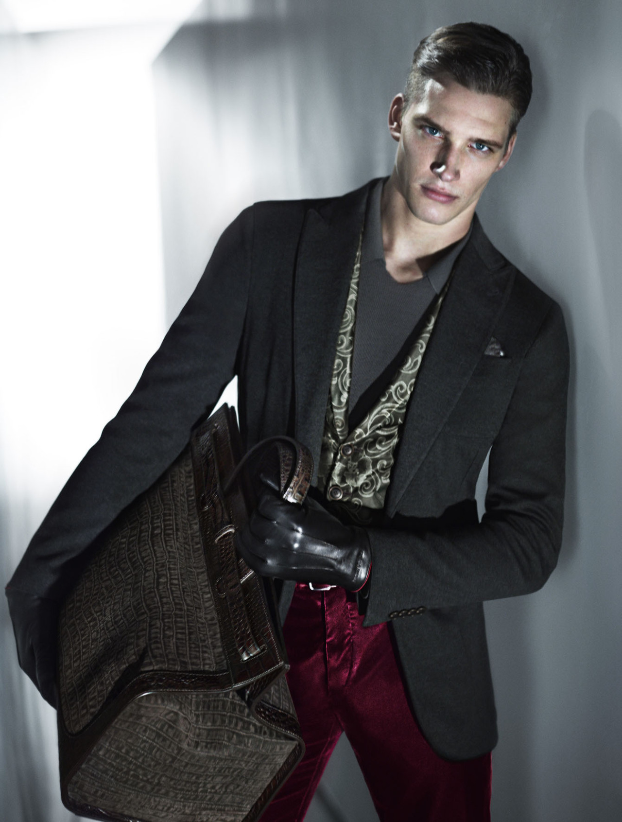 armani:  Giorgio Armani Fall/Winter 2013-14 advertising campaign shot by Mert Alas