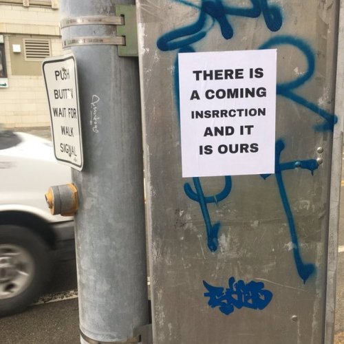 Anarchist posters seen around Pittsburgh