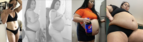 mochiibabiifeedii:No this isn’t a pregnancy progress photo…I just eat wayyy too much 🤤