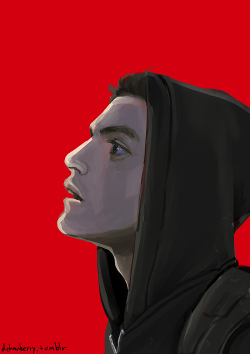 Taking A Break From Inktober To Do Some Digital Painting Practice With Everyone’s Favorite Elliot Alderson.