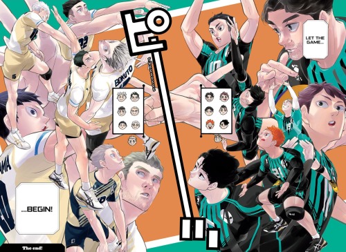 demifiendrsa:Haikyu!! special 10th anniversary one-shot color pages