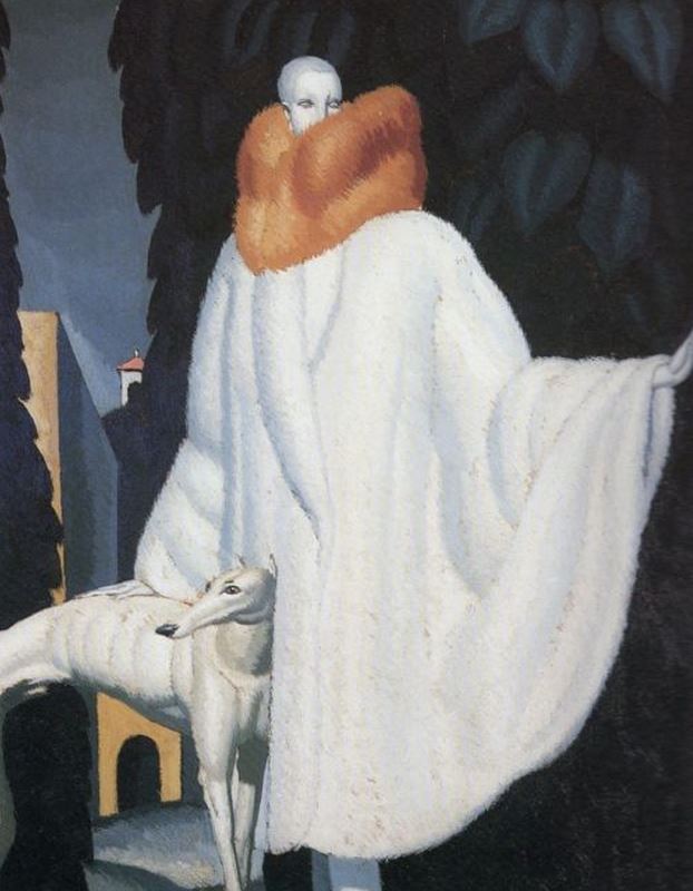 chimneyfish:  Woman with Stole, 1929  Jean Dupas