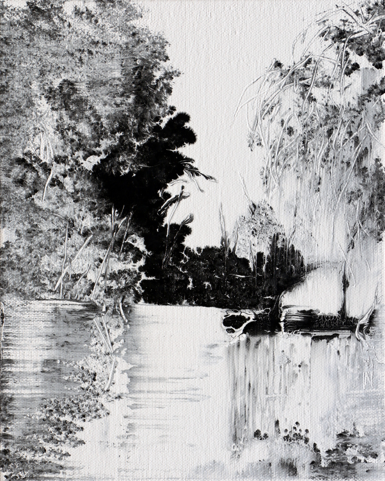 fredericfau:Frédéric Fau,Untitled (2014)30 x 24 cmacrylic and enamel on canvas
