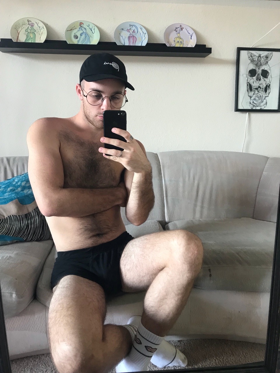 kasakit: kasakit:  aren’t my socks cute?  this is my grindr pic  