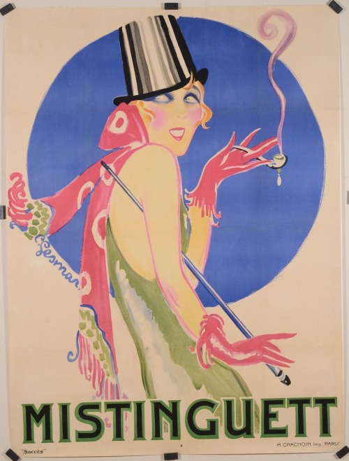 Mistinguett, Promotional by Charles Gesmar, 1924