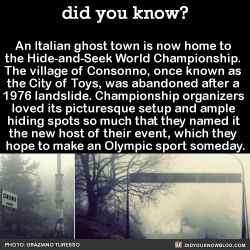 did-you-kno:  An Italian ghost town is now home