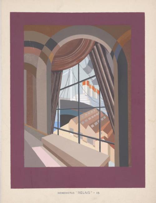 Benedictus Relais, 1930. A portfolio of Art Deco prints, Paris. Via NYPL