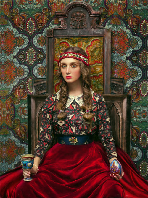 mymodernmet:Vibrant Photos Pay Homage to Slavic Folklore through High-Fashion Portraits