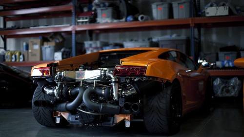 Lamborghini Gallardo TwinTurbo via Exotic Collective.More cars here.