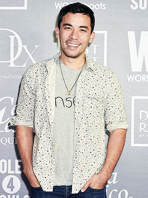 unlikelyodds:  dailyconradricamora:  Conrad Ricamora attends WORLDboots official Launch Party supporting Souls 4 Soles Charity at The District by Hannah An on November 4, 2016 in Los Angeles, California.  That t shirt is everything 