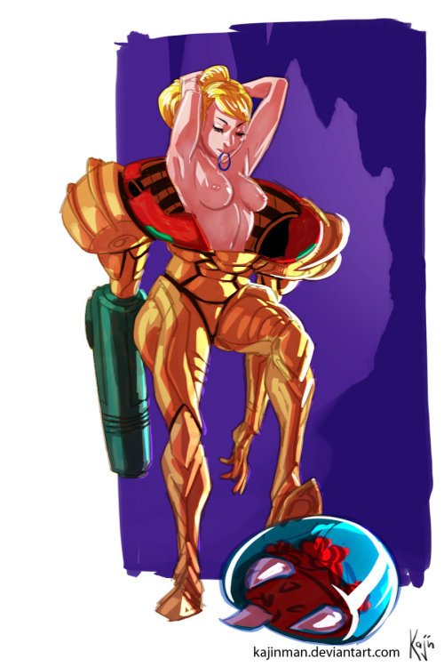 kajinman: kajinman:  Samus super metroid by kajinman Español(experimentando) De niño cuando jugue metroid a diferencia de muchos si me di cuenta rapido que Samus era una mujer porque cuando moria se veia claramente pero siempre pense que estaba desnuda