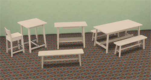 IKEA Inspired NORRAKER Add-onsHere are some add-ons for my NORRAKER set. Everything is meshed from a