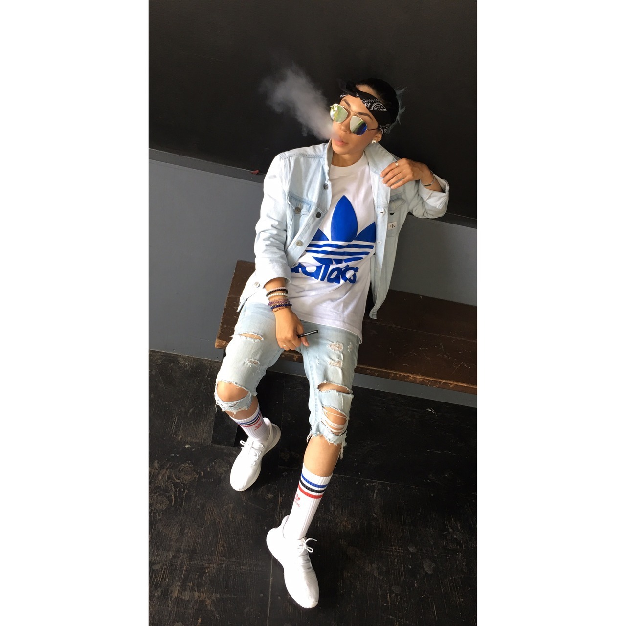 adidas jean jacket