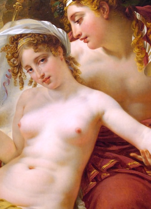 ignudiamore:Bacchus et Ariadne, detail. Antoine-Jean Gros.