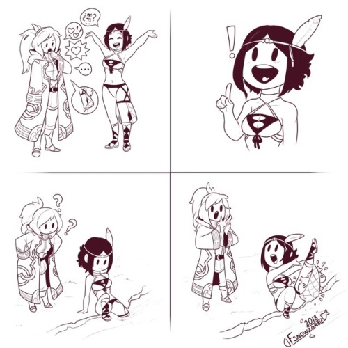 bellrosedoodles: fsnowemblem: Purpose a lil comic that made me make a summoner-sona on the spot The