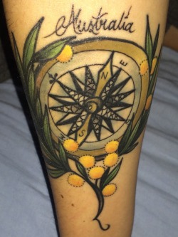 drea-darling:  tattoopoo:  tattoopoo:  justwantedtochecksomeink:  Got this recently and wanted your opnion @tattoopoo Got it in australia btw  The leaves and little yellow bits actually look pretty good, so I don’t understand what went wrong with the