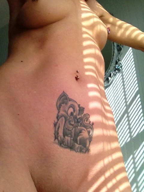 asexycplsharing:  lovemytattooman:  Okay, let me get moving for the day!  Thanks for jump starting the day, tattoo man!!  I love you!!  7.8.14 #tmt #me #ittybitty  I love you too Baby