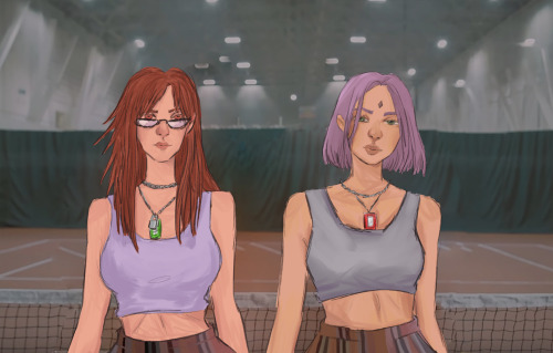 ohboynenoy:Hello everyone, Sonya and Alina from Kss-kss had the energy of Sakura and Karin, which in