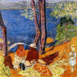urgetocreate:  Pierre Bonnard, By the Sea, Under the Pines, 1921 